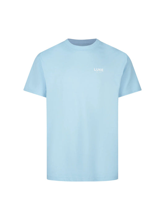 Luke 1977 Exquisite Relaxed Fit T-Shirt Sky Blue