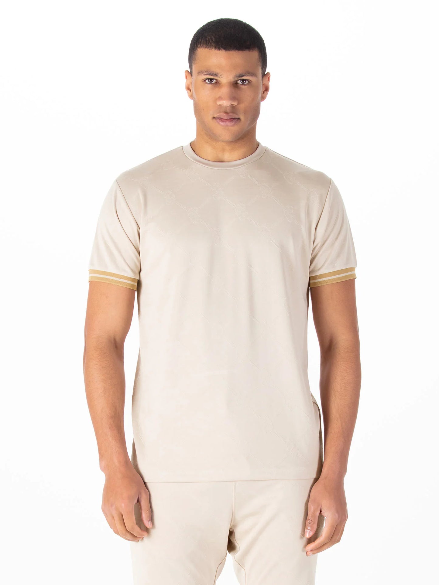 Luke 1977 Hyde Textured T-Shirt Dark Ecru