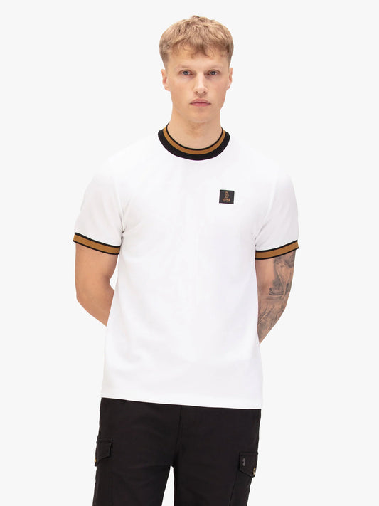 Luke 1977 Coron T-Shirt White Black Gold