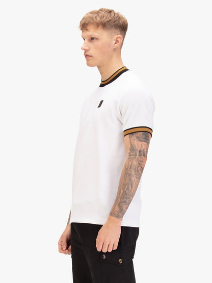 Luke 1977 Coron T-Shirt White Black Gold