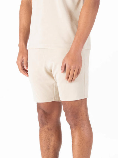 Luke 1977 Phoenix Textured Shorts Dark Ecru
