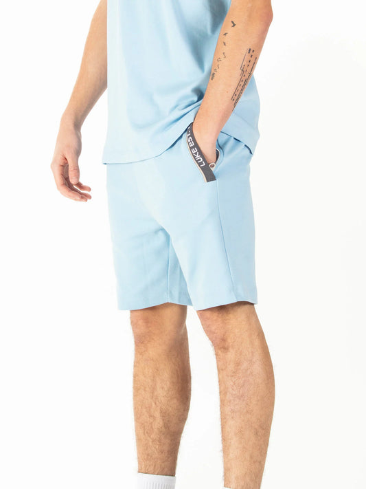 Luke 1977 Reid Text Detail Shorts Sky Blue