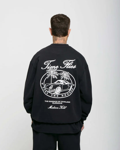 Madison Kohl Time Flies Sweatshirt Black