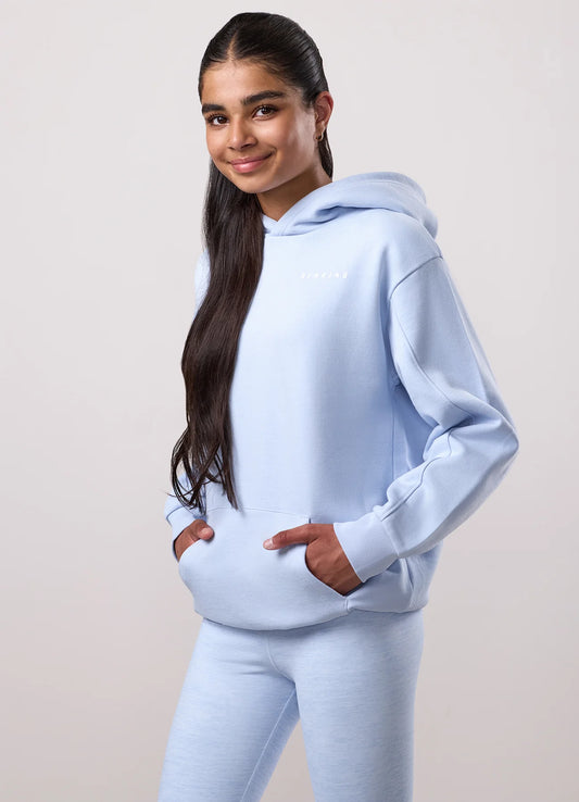 Gym King Junior Malibu Oversized Hoodie Hydrangea Blue
