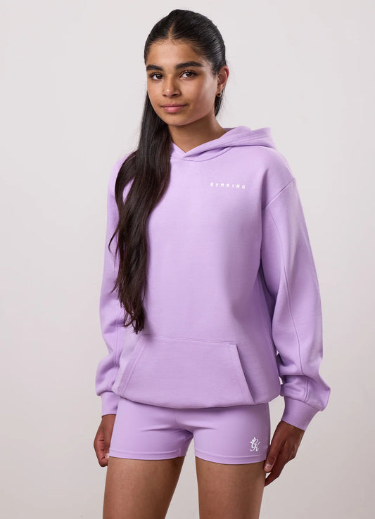 Gym King Junior Malibu Oversized Hoodie Lilac Haze