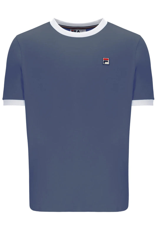 FILA Marconi Essential Ringer T-Shirt Vintage Indigo/Gardenia