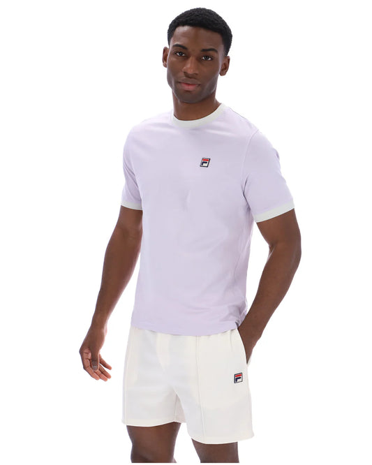 FILA Vintage Marconi Ringer T-Shirt Misty Lilac/Dawn Blue