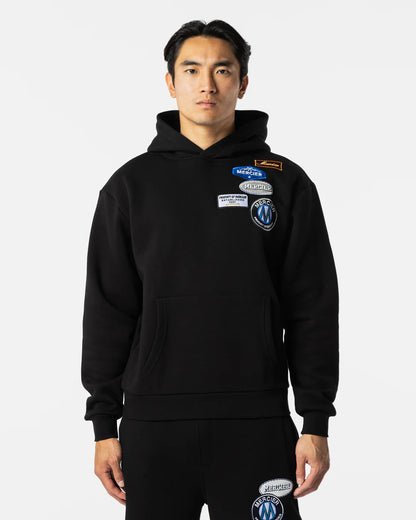 MERCIER Relaxed OG Badge Hoodie Black