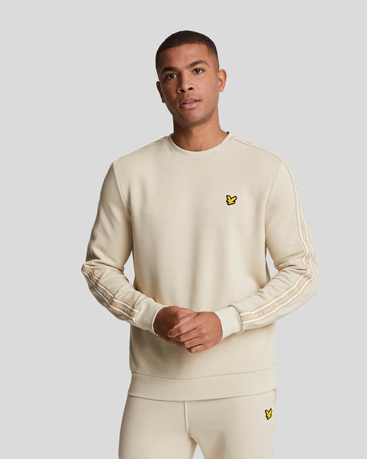 Lyle & Scott Tape Crew Neck Viaduct