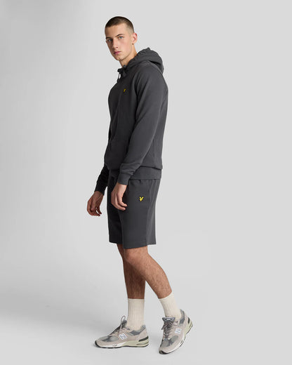 Lyle & Scott Cotton Sweat Short Gunmetal