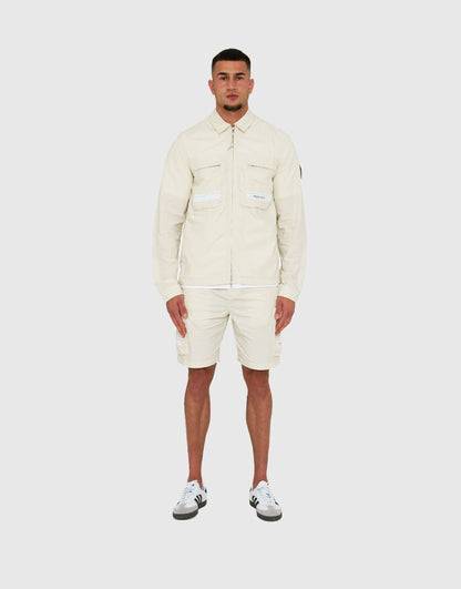 Marshall Artist Seafield Overshirt Stone