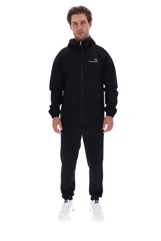 Sergio Tacchini Mancini Hooded Jacket Black