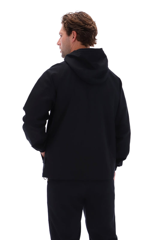 Sergio Tacchini Mancini Hooded Jacket Black