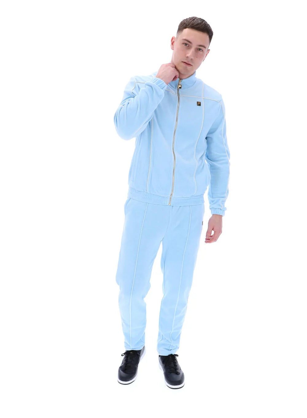 FILA Nichols Velour Track Top Summer Song/Egret