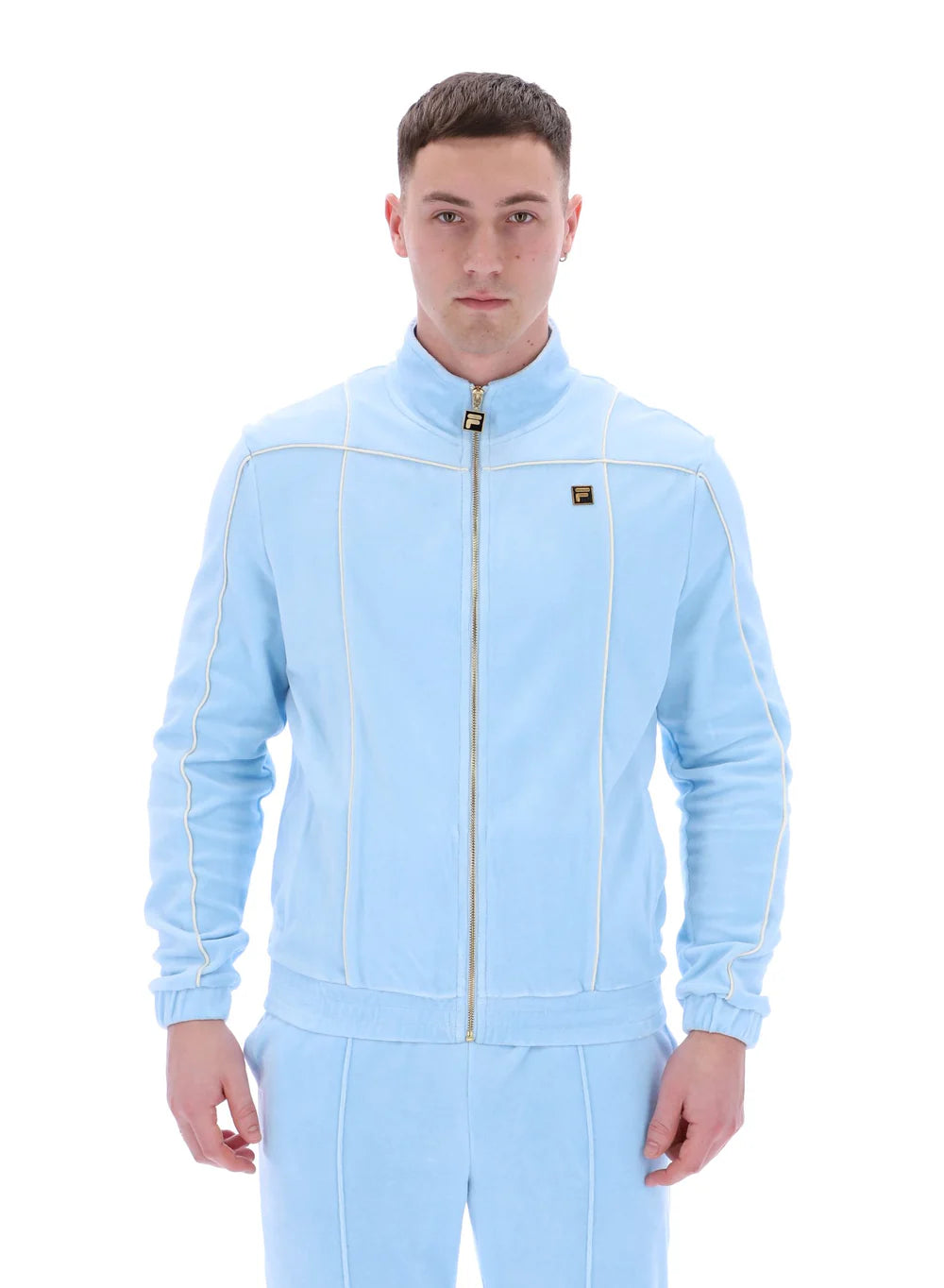 FILA Nichols Velour Track Top Summer Song/Egret