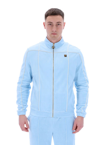 FILA Nichols Velour Track Top Summer Song/Egret