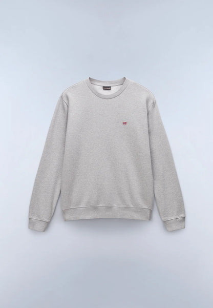 Napapijri BALIS CREW 1 Sweatshirt Medium Grey Melange