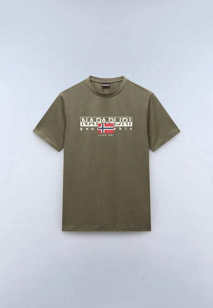 Napapijri S-AYLMER T-Shirt Tea Leaf