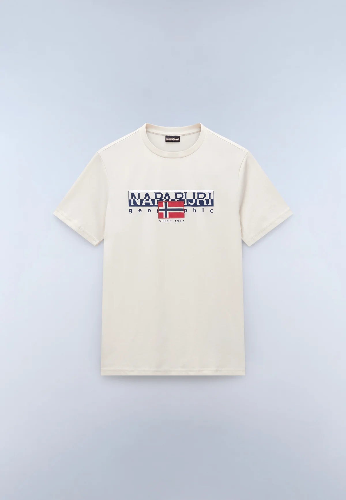 Napapijri S-AYLMER T-Shirt Beige Dimity