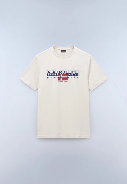 Napapijri S-AYLMER T-Shirt Beige Dimity