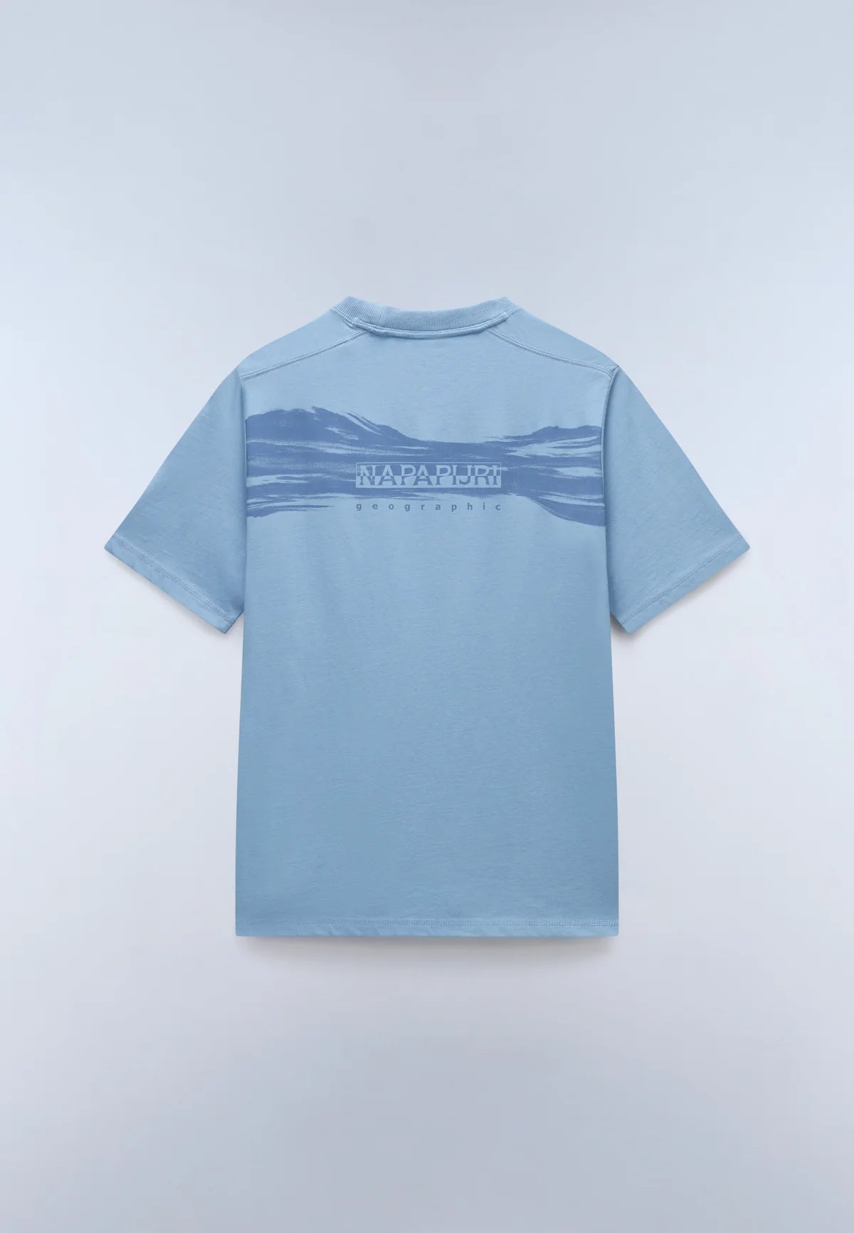 Napapijri S-BACK GRAPHIC SS Faded Denim