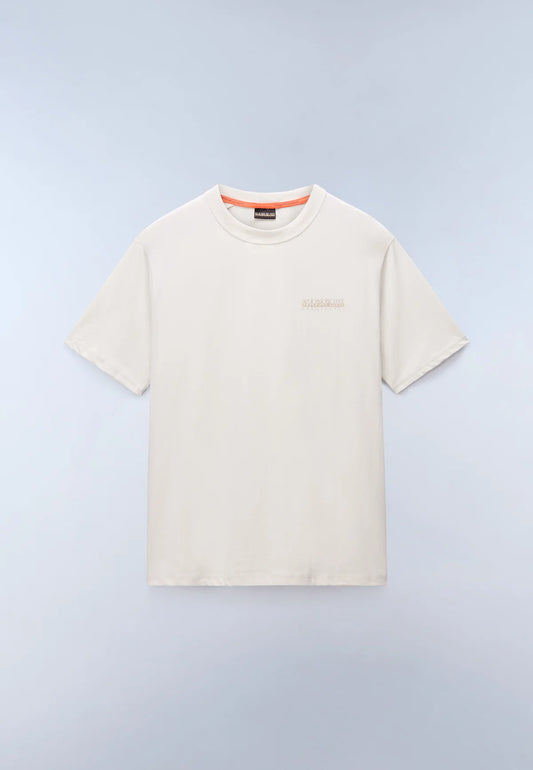 Napapijri S-BACK GRAPHIC SS Beige Dimity