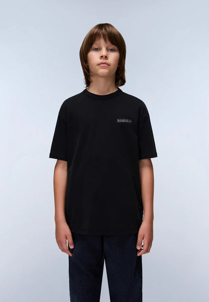 Napapijri Junior Ahr Jersey Short Sleeve T-Shirt Black Beauty