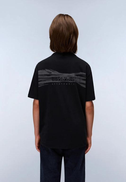 Napapijri Junior Ahr Jersey Short Sleeve T-Shirt Black Beauty
