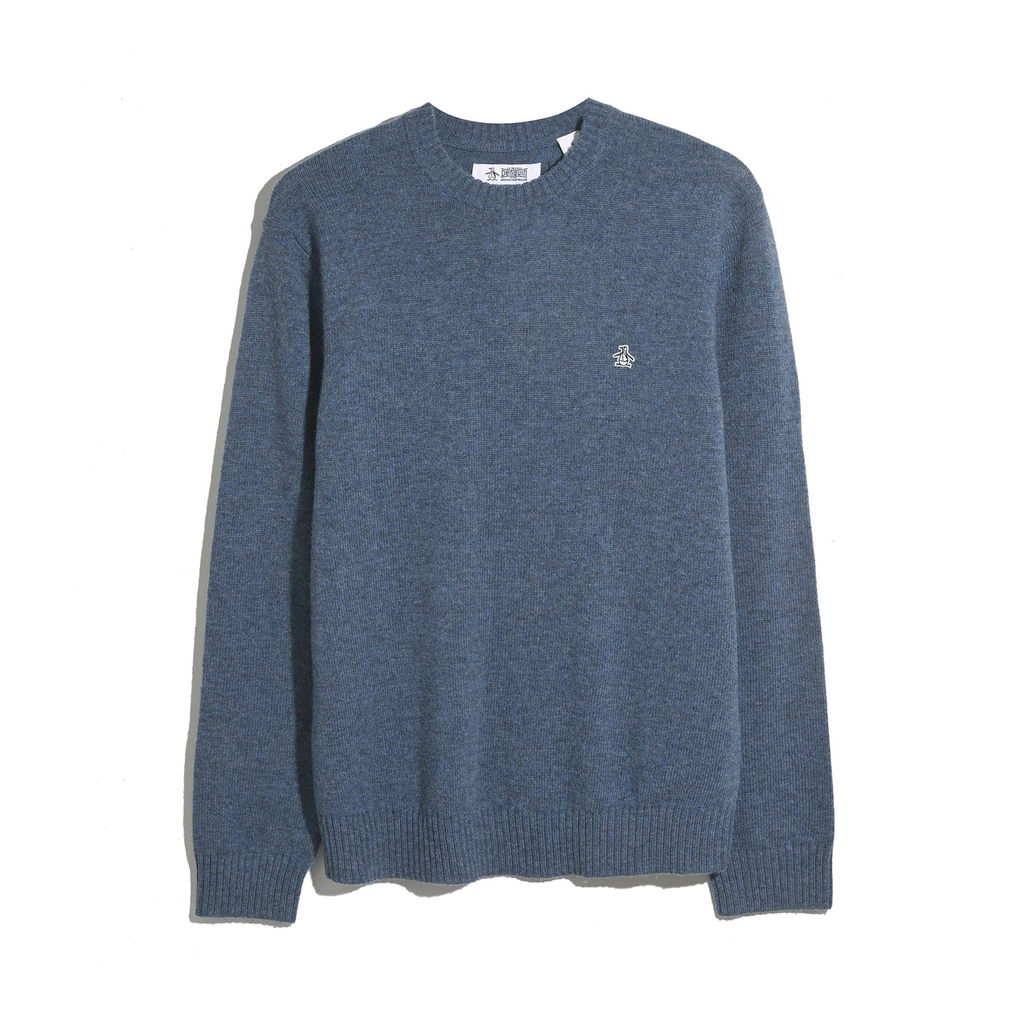 Original Penguin Lambswool Crew Neck Sweatshirt Sargasso Sea