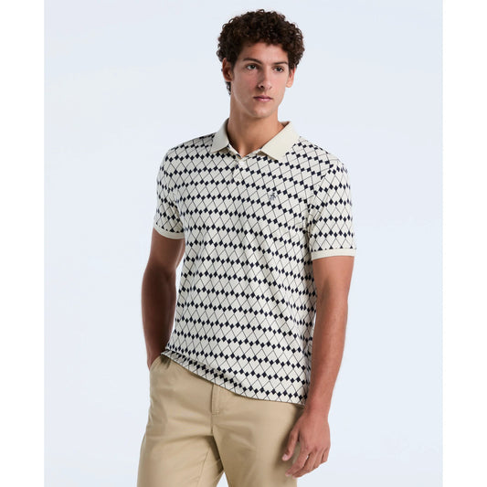 Original Penguin Flags Print Polo Shirt Birch