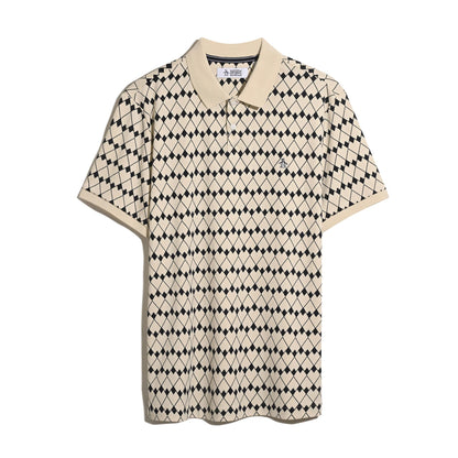 Original Penguin Flags Print Polo Shirt Birch