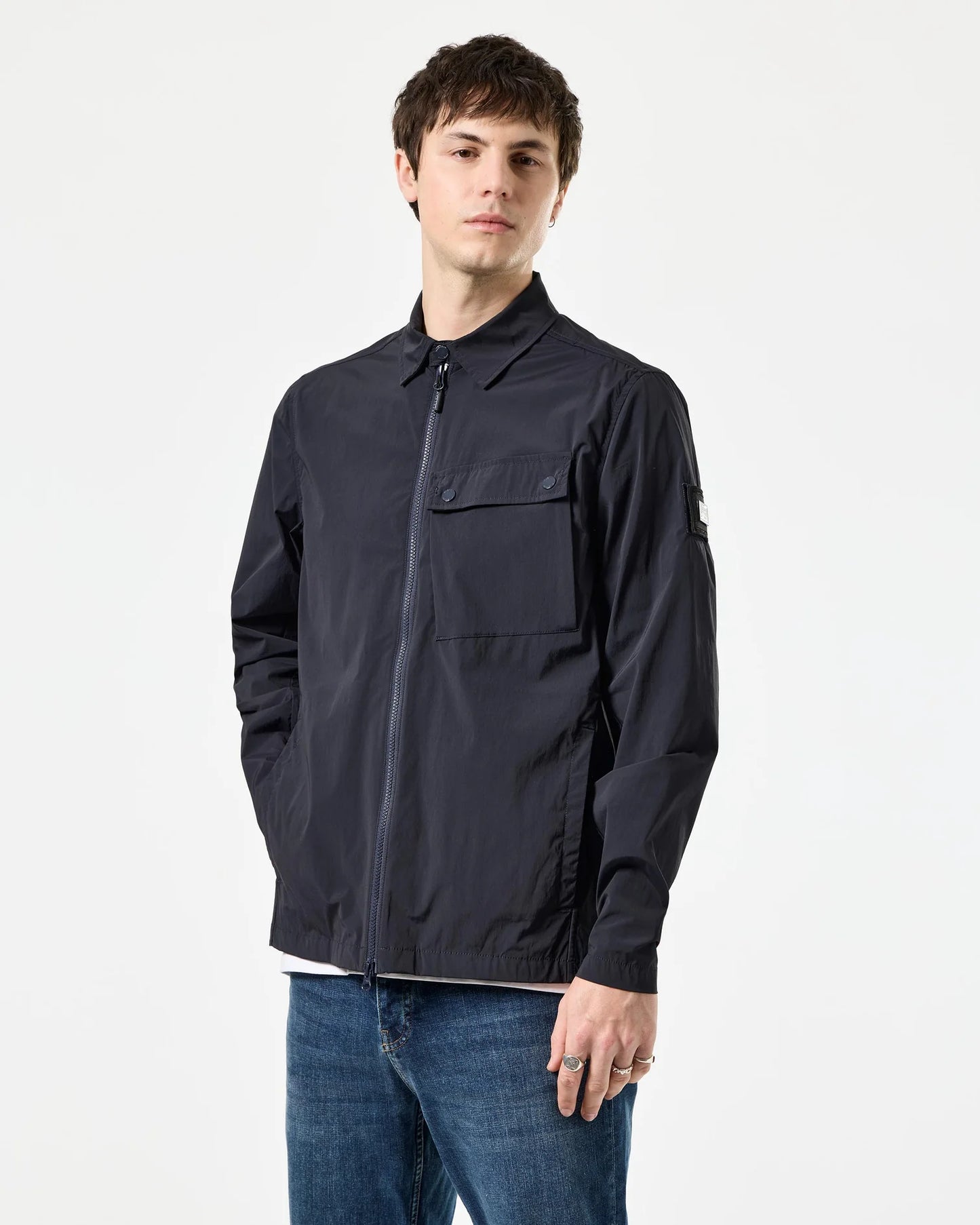 Weekend Offender Southbank Technical Overshirt Navy