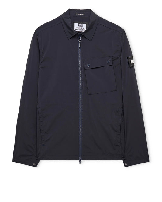 Weekend Offender Southbank Technical Over-Shirt Navy