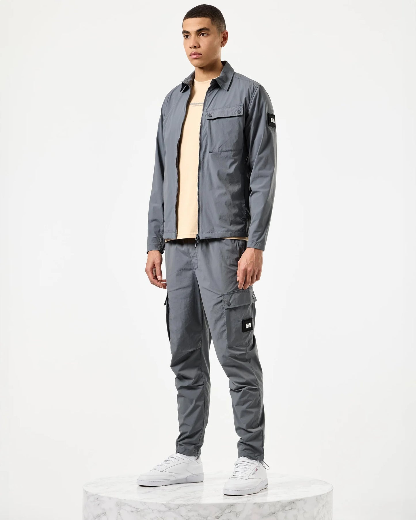 Weekend Offender Southbank Technical Overshirt Zinc