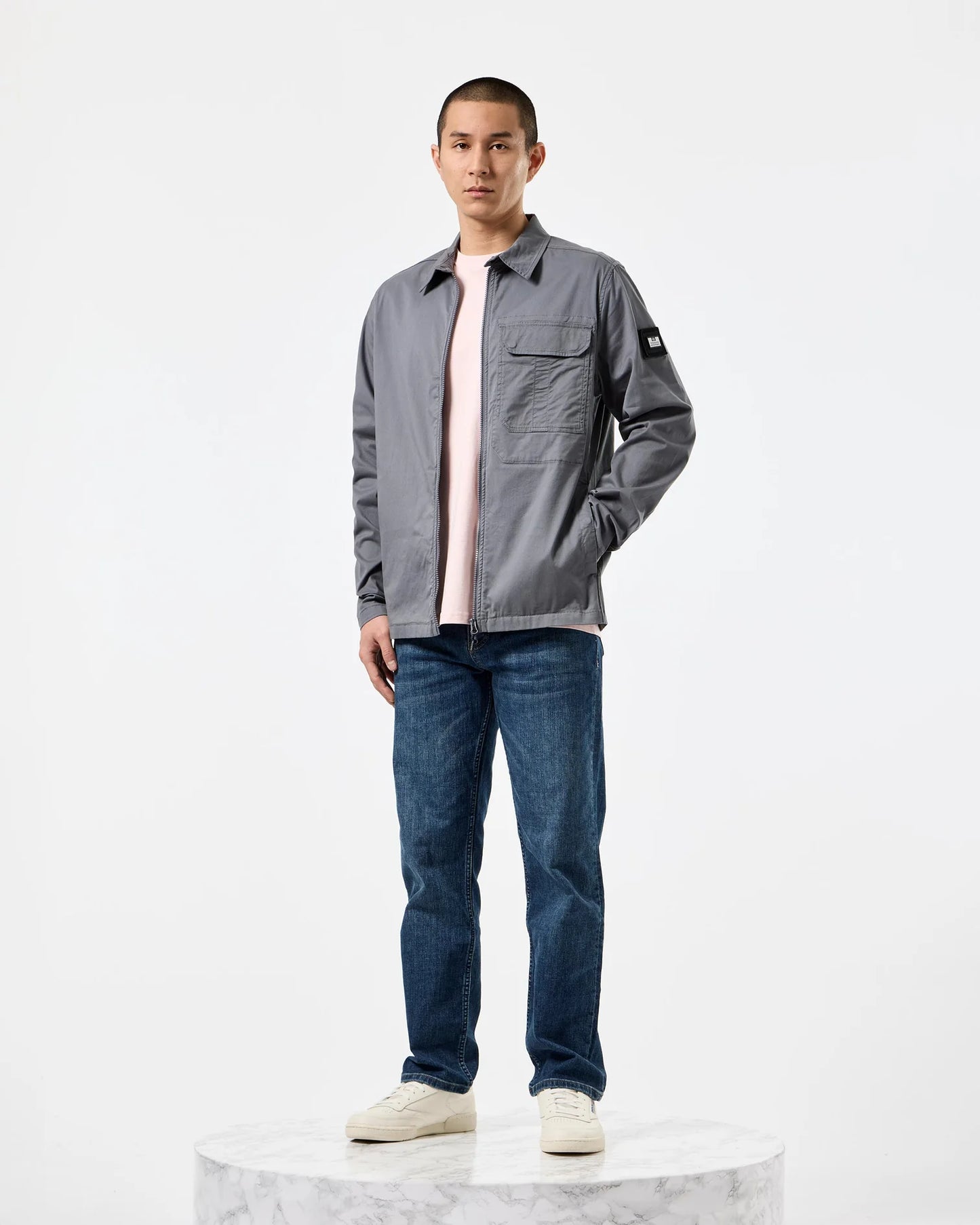 Weekend Offender Graniteville Utility Overshirt Jacket Zinc