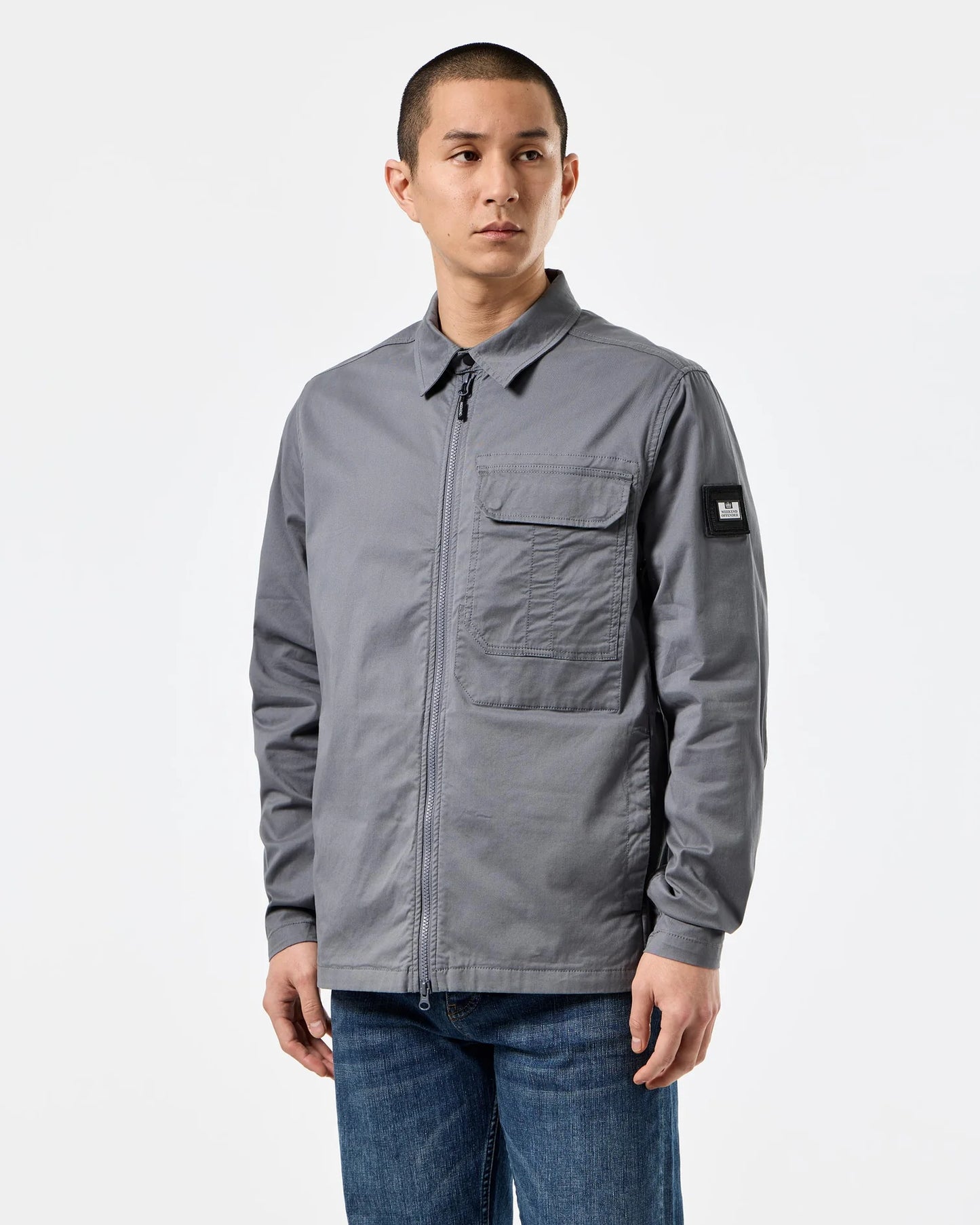 Weekend Offender Graniteville Utility Overshirt Jacket Zinc