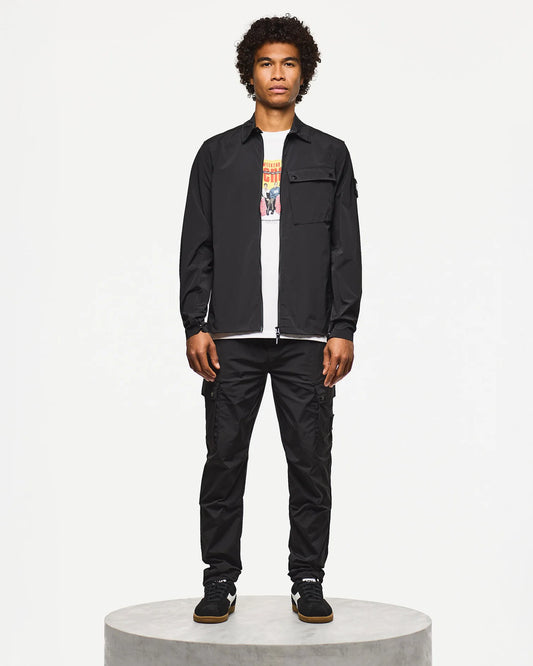 Weekend Offender Southbank Technical Overshirt Black