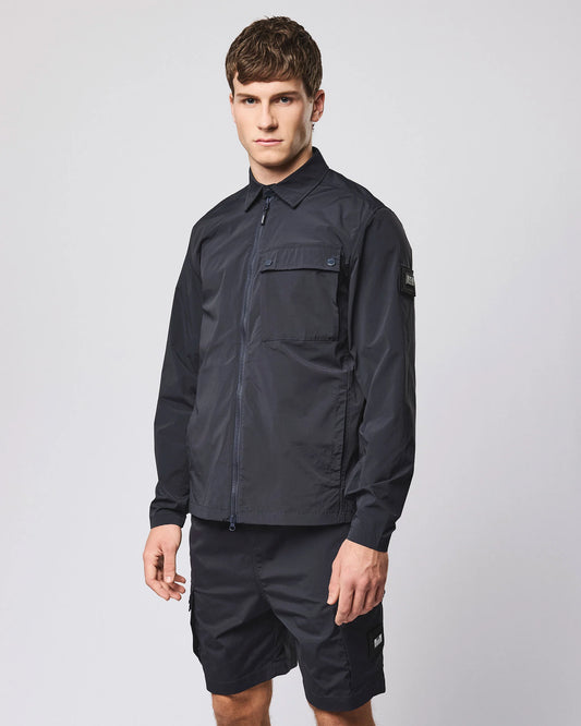 Weekend Offender Southbank Technical Over-Shirt Navy