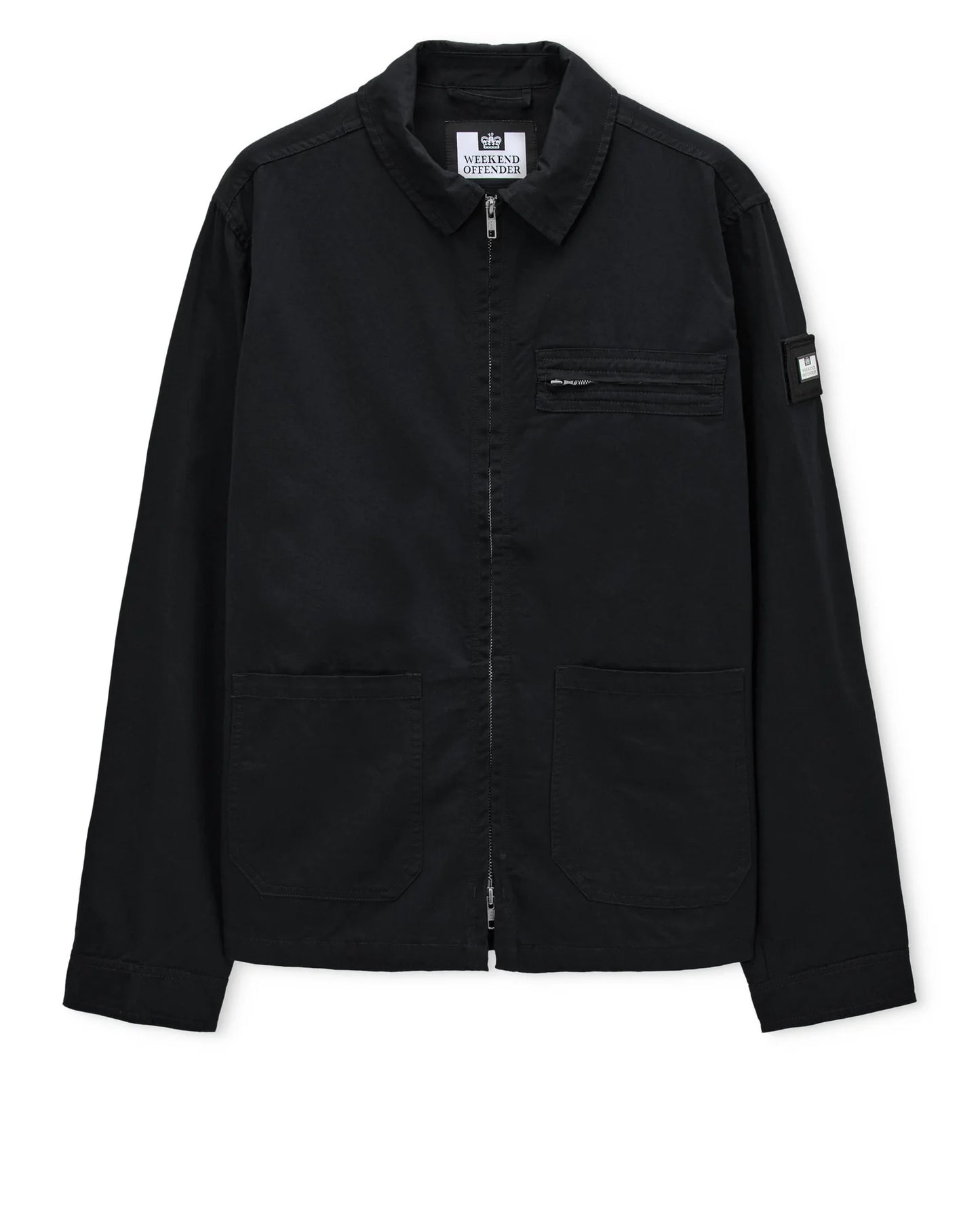 Weekend Offender Caleb Over-Shirt Black