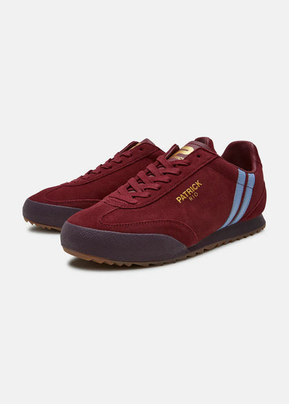 Patrick Rio Trainer Burgundy/Sky Blue