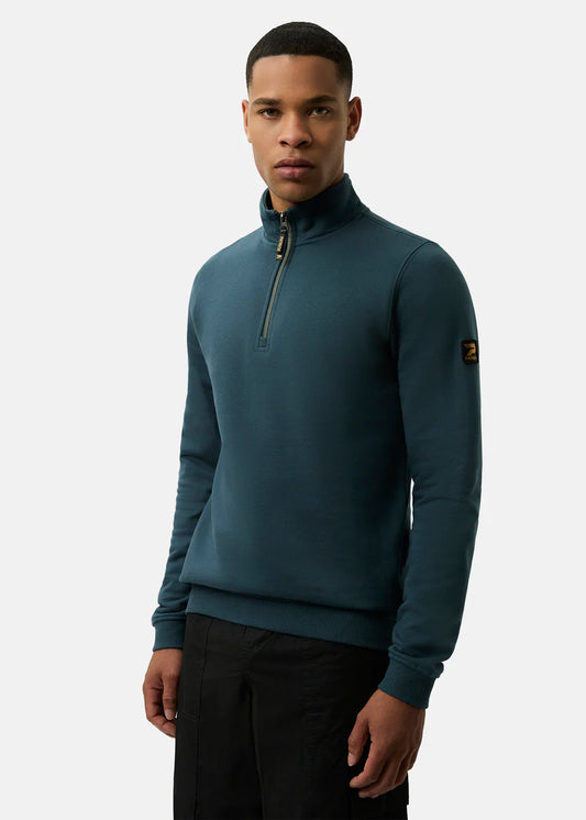 Patrick Harlem 1/4 Zip Sweatshirt Dark Blue