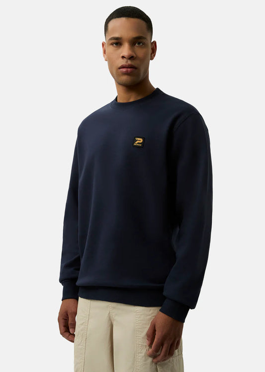 Patrick Oscar Crew Sweatshirt Navy