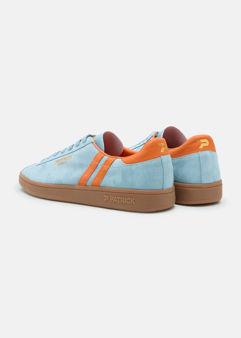 Patrick Monaco Cupsole Trainer Light Blue/Orange