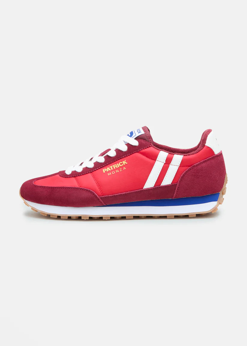 Patrick Monza Runner Trainer Dark Red/Red/White