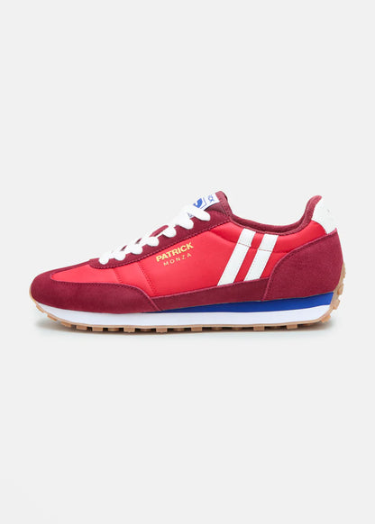 Patrick Monza Runner Trainer Dark Red/Red/White