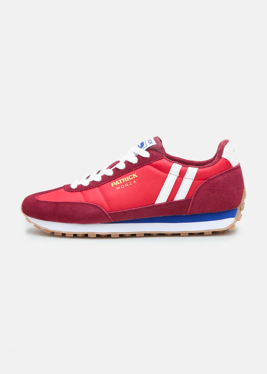 Patrick Monza Runner Trainer Dark Red/Red/White