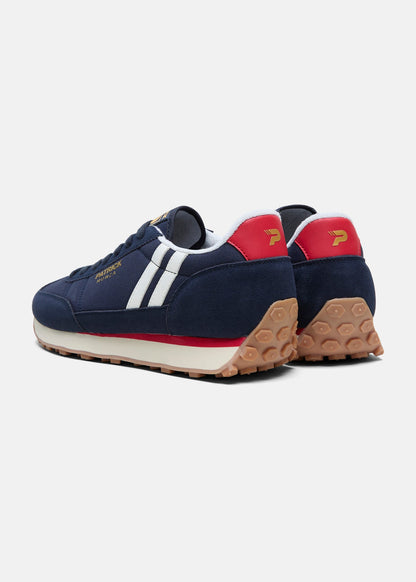 Patrick Monza Runner Trainer Navy/White/Red