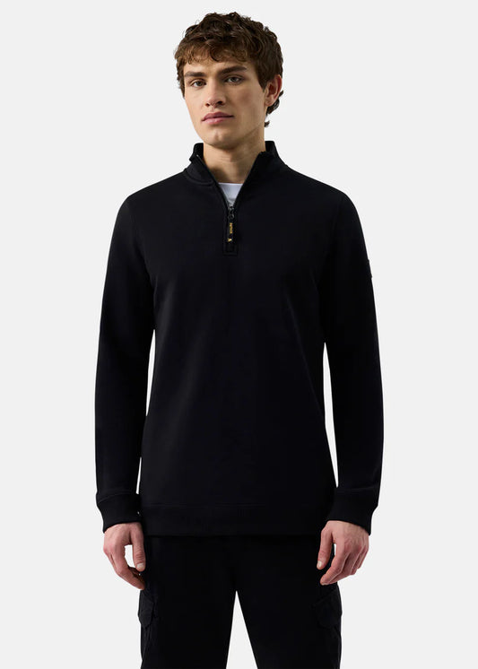 Patrick Harlem 1/4 Zip Top Black