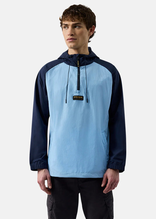Patrick Lawson Overhead Jacket Navy/Sky Blue