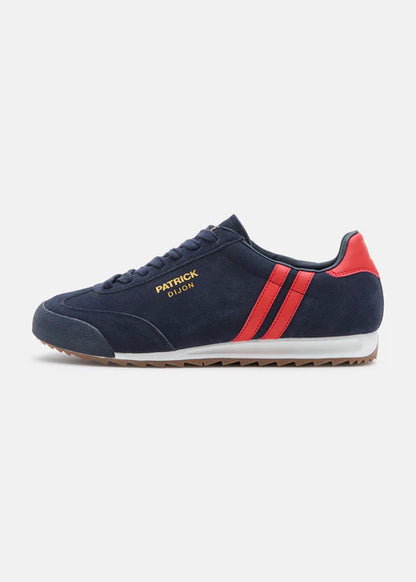 Patrick Dijon Runner Trainer Navy/Red